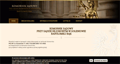 Desktop Screenshot of komornikgoleniow.pl